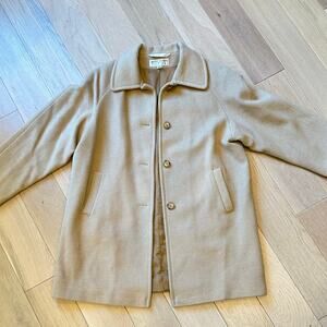 Larry Levine Camel Hair Pea Coat